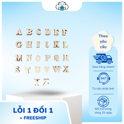 Chữ gỗ nhỏ (LOVE, HAPPY, MOM...)