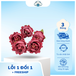 Set 3 Bông Hoa Cài Quà