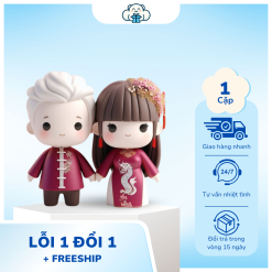 Cặp Đôi Chibi Đất Sét Handmade