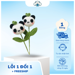 Đầu Gấu Trúc Len