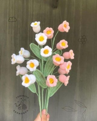 Hoa len handmade cơ bản
